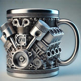 Mechanický hrnček s motorom