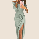 Jana | Maxi šaty s halter strihom, elegantným a vzdušným