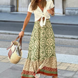 Siera | Boho maxi sukňa