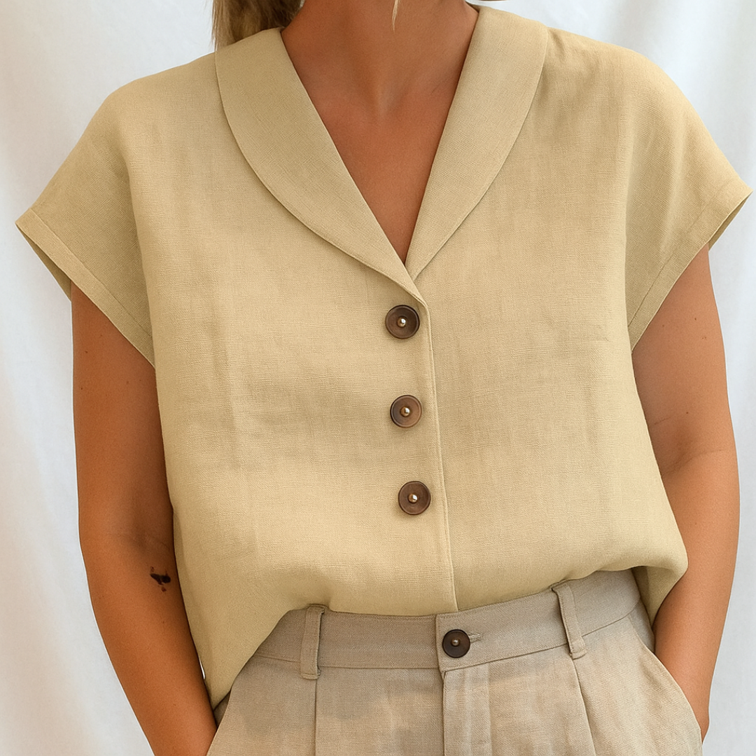 Lívia | Elegantná hladká blúzka