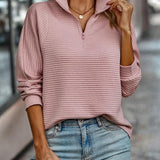 Jana - Pulóver Meio Zipper