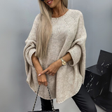Zuzana - Elegantný dámsky sveter s okrúhlym výstrihom