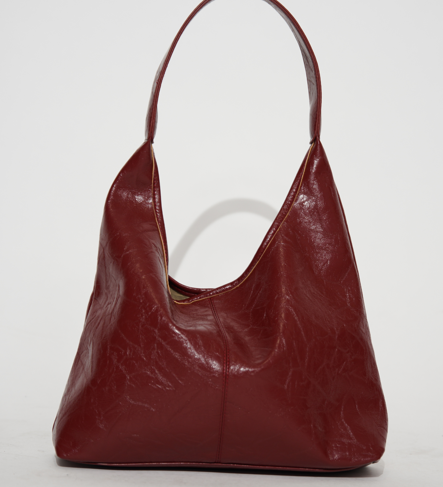 Zita | Ivy Crimson Luxe kožená taška na ruku
