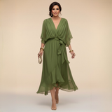 Monica | Šaty z chiffon s výstrihom do V