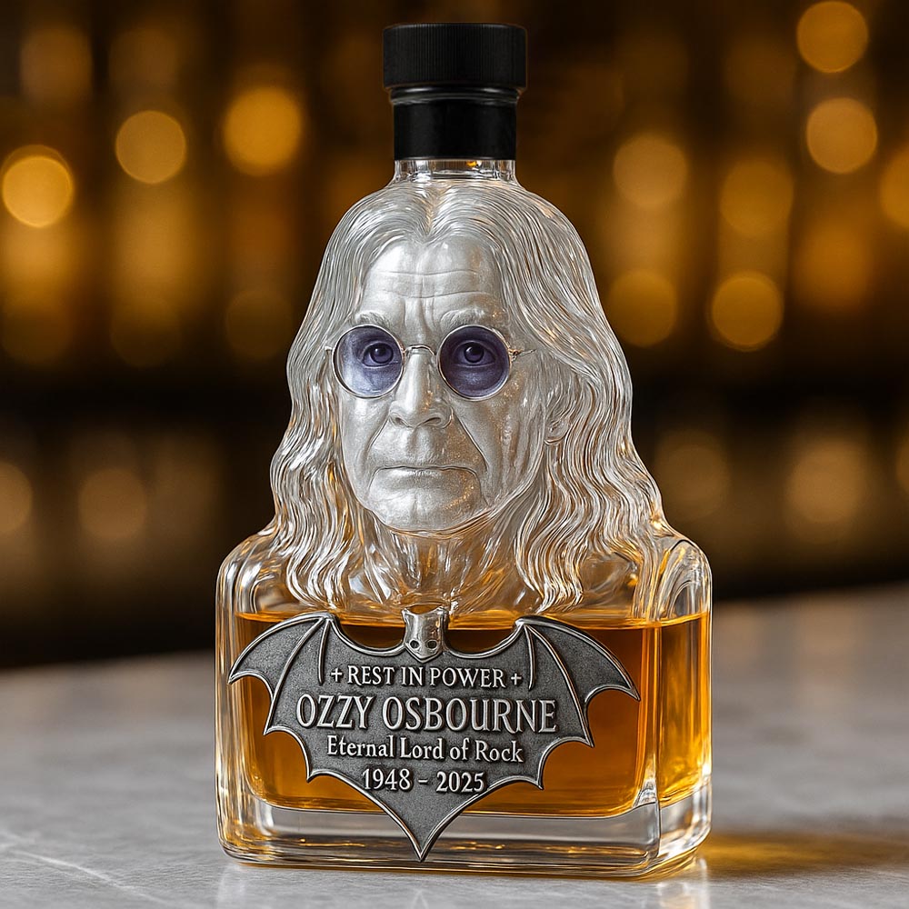 Večná pamäť v skle — fľaša whisky na počesť Ozzyho Osbournea
