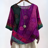 Lea - Boho umelecká blúzka