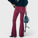 Klara - Flare nohavice z corduroy
