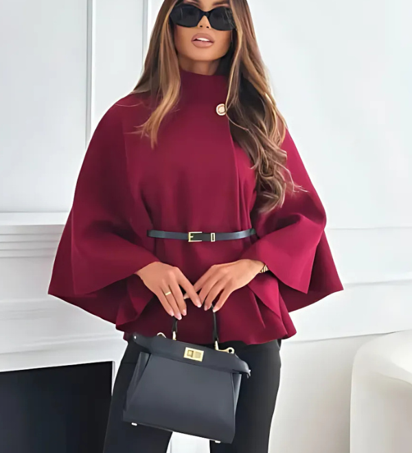 MÁRIA™ | Elegantný kabát s úzkym pásom