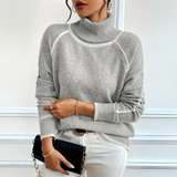Mária – Casual sveter s vysokým golierom