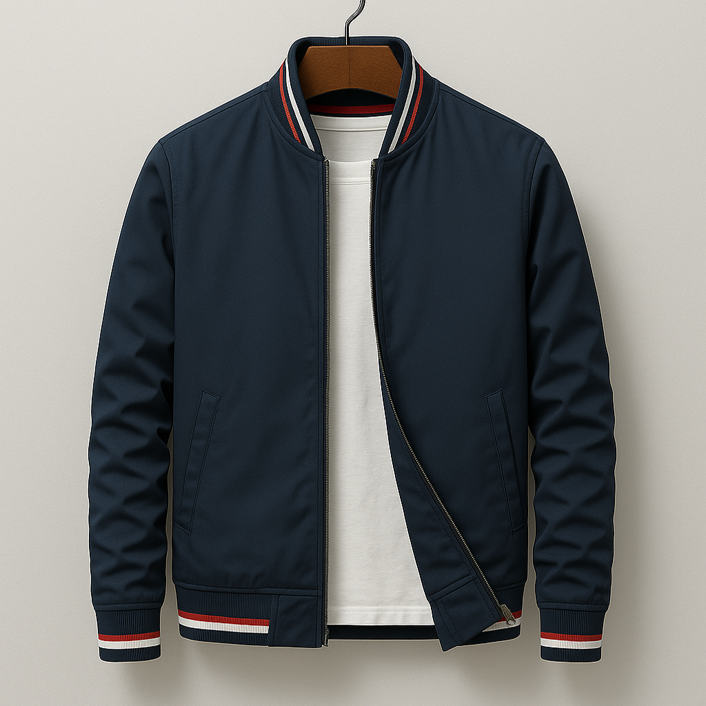Marek | Štýlový pruhovaný bomber