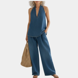 Ivana™ | Dvojdielny vintage denim set