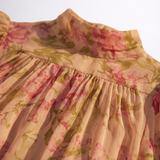 Rosario | Dlhé kvetinové šaty z chiffon