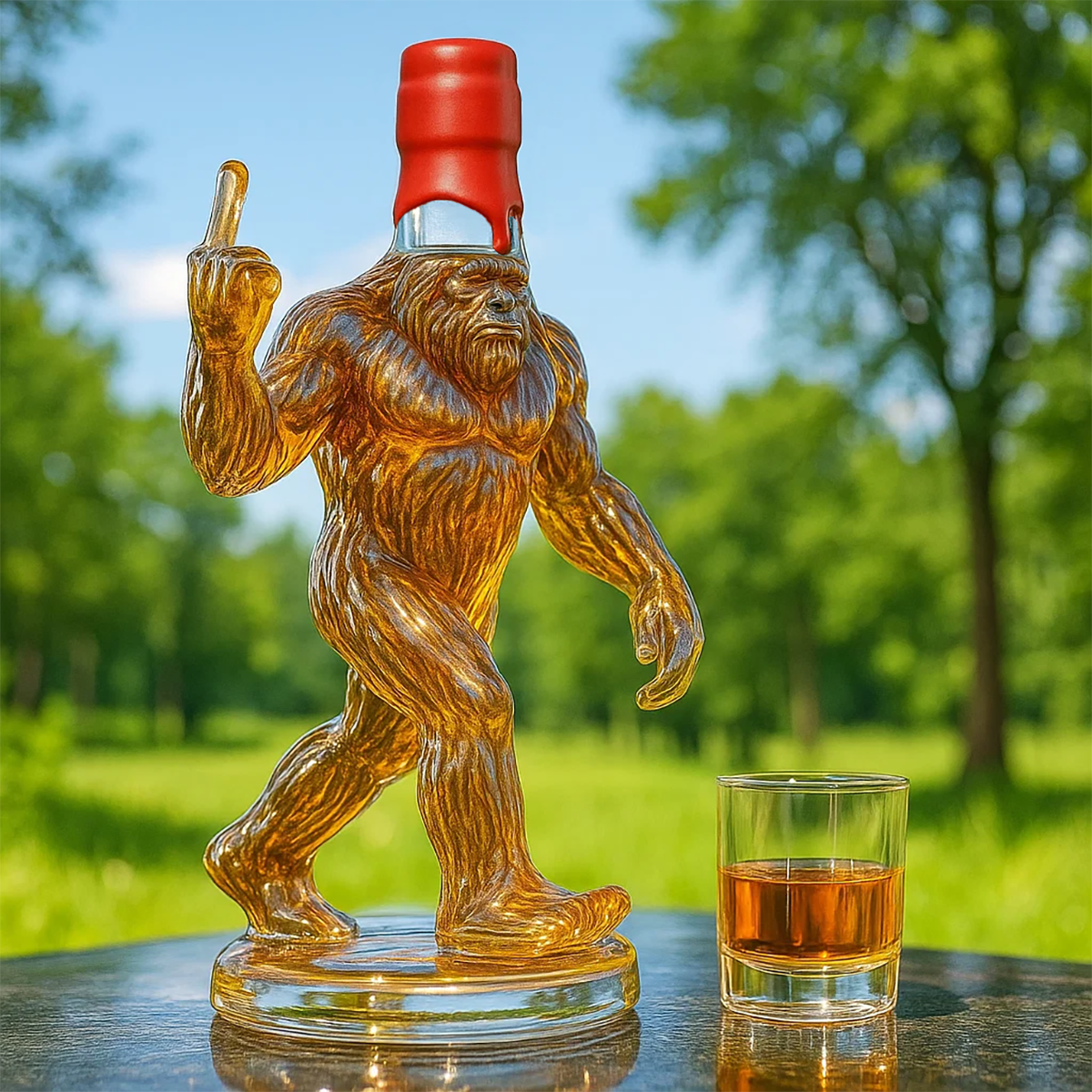 Bigfoot | Fľaša Whisky Vicces Bigfoot