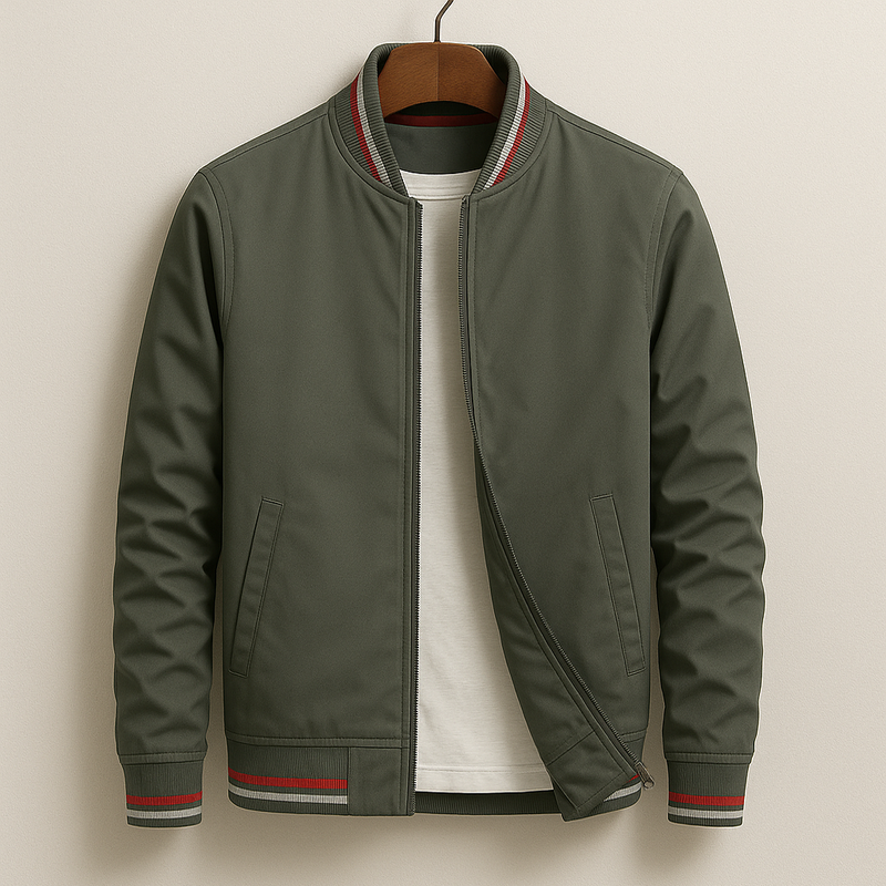 Marek | Štýlový pruhovaný bomber
