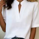 Margaréta | Blúzka Chic s V výstrihom a zlatým detailom