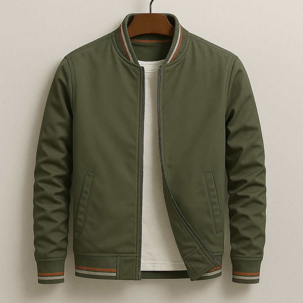 Marek | Štýlový pruhovaný bomber