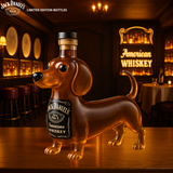 Fľaša whisky s dlhým krkom