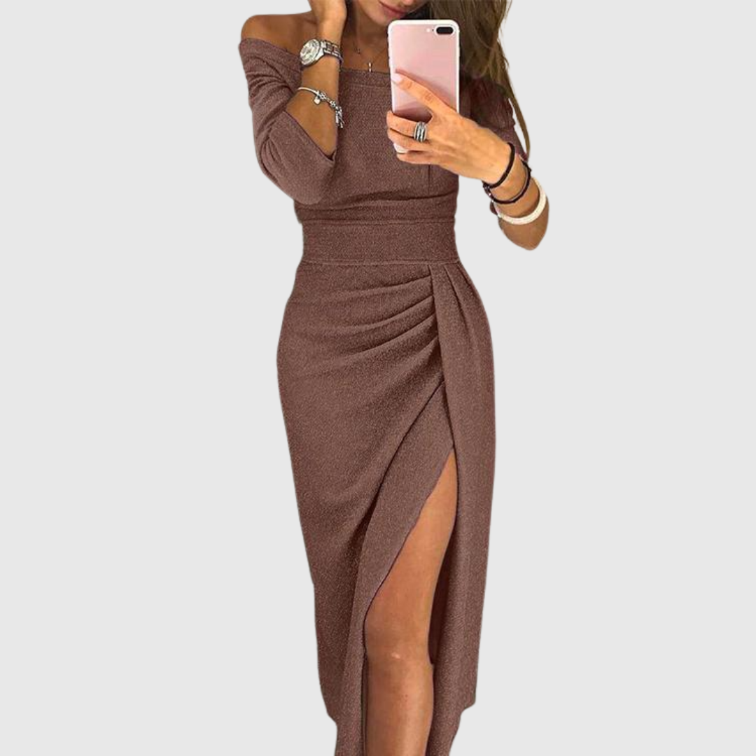 Jana | Maxi šaty s halter strihom, elegantným a vzdušným