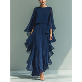 Aurora | Elegantný kompletný set z chiffon s volánmi