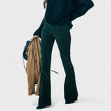 Klara - Flare nohavice z corduroy