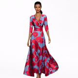Emilia | Maxi Kvetinové Elegantné Šaty