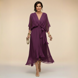 Monica | Šaty z chiffon s výstrihom do V