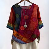 Lea - Boho umelecká blúzka