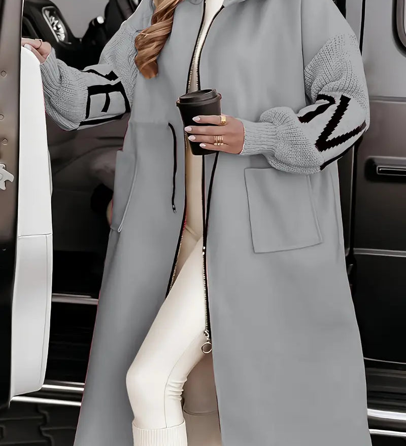 Jana | Elegantný kabát s kapucňou
