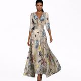 Emilia | Maxi Kvetinové Elegantné Šaty