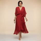 Monica | Šaty z chiffon s výstrihom do V