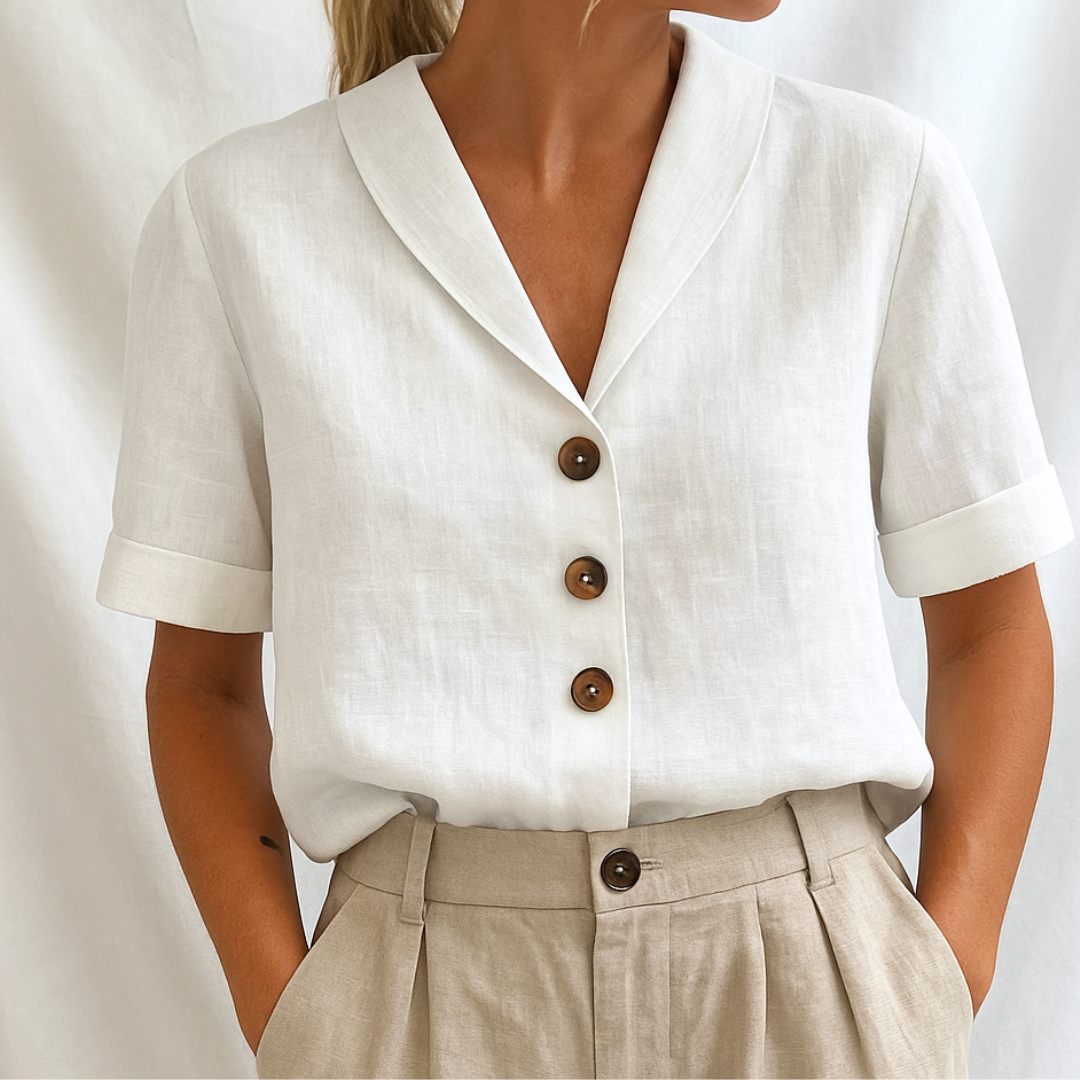 Lívia | Elegantná hladká blúzka