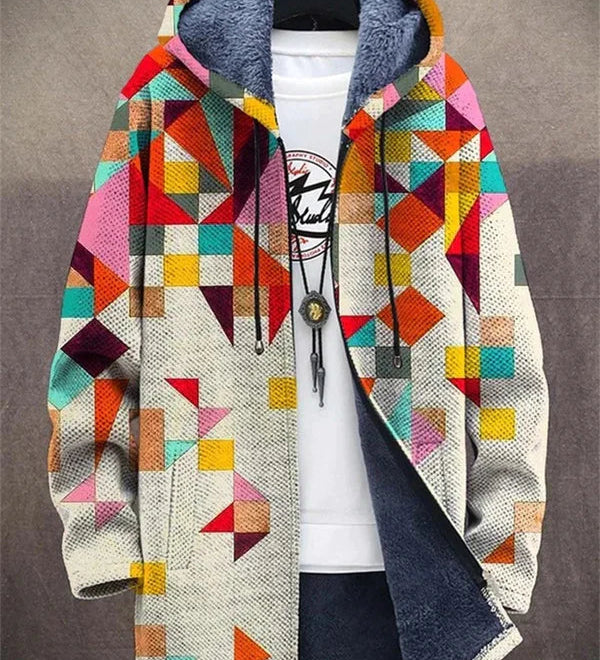 Anika™ - Luxusný kabát s kapucňou inšpirovaný umením