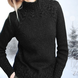 Mária | Elegantný sveter s vysokým golierom