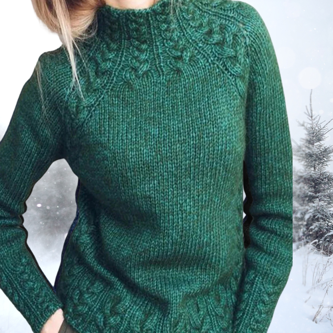 Mária | Elegantný sveter s vysokým golierom