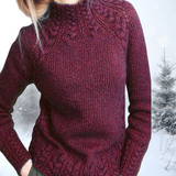 Mária | Elegantný sveter s vysokým golierom