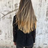 Ema | Priehľadný čipkový blazer s elegantnou štruktúrou
