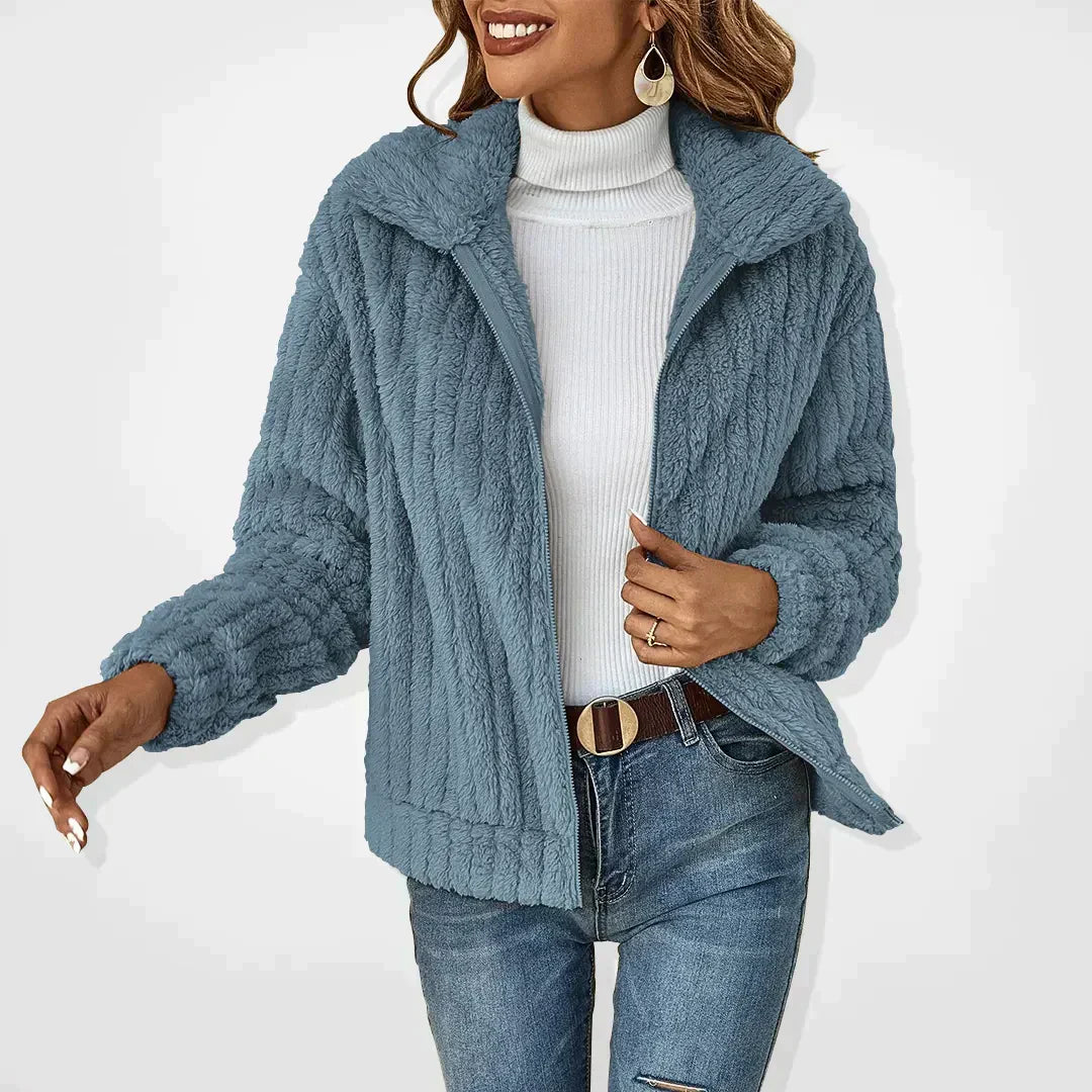 SVEVA™ | Elegantný cardigan z flísu