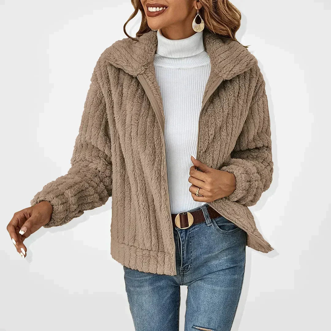 SVEVA™ | Elegantný cardigan z flísu