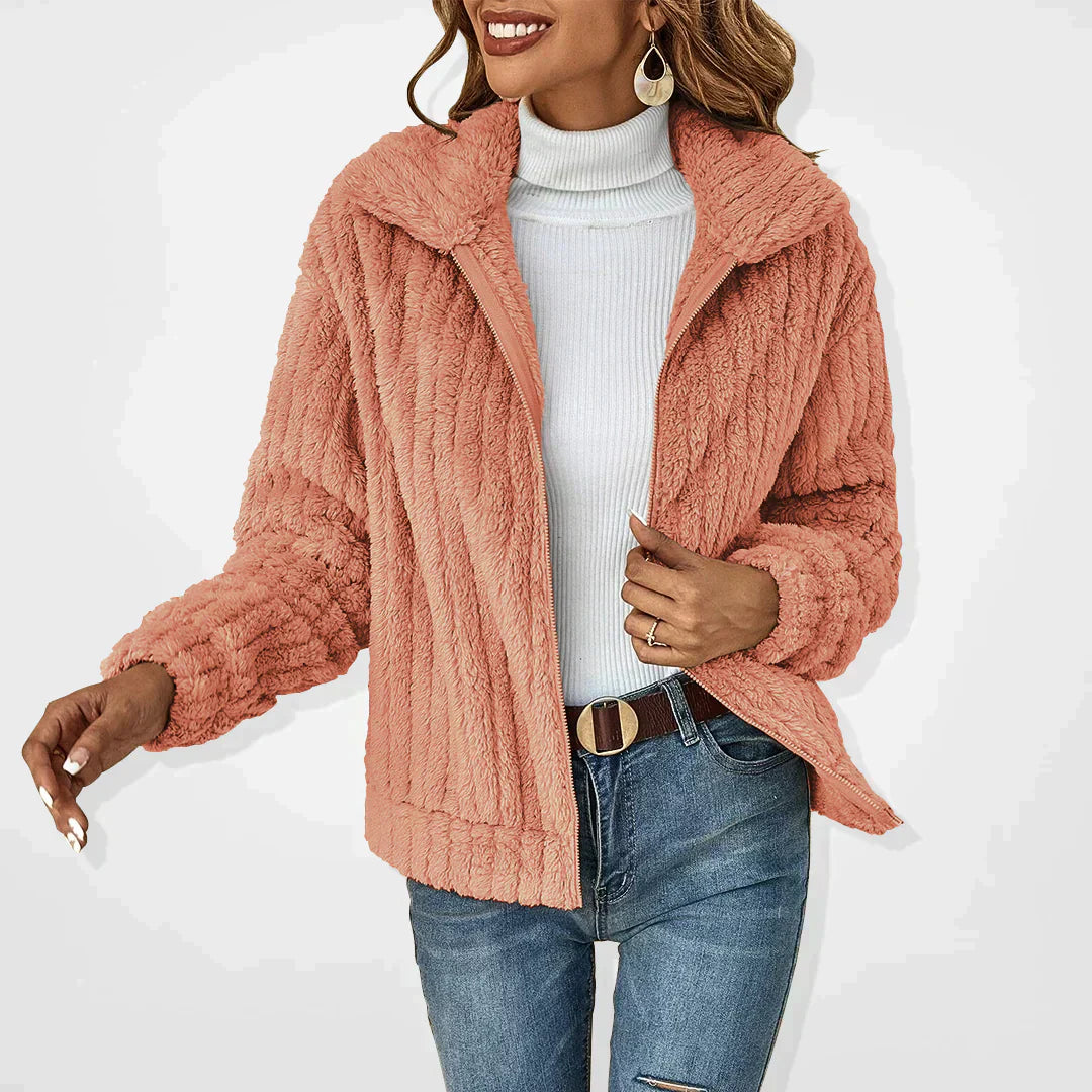 SVEVA™ | Elegantný cardigan z flísu