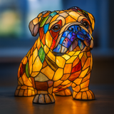 Nina – Magická lampa pre psov z farebného skla