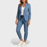 Emília - elegantný set s kabátom a nohavicami