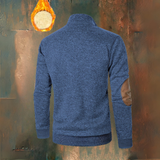 Mikina s kapucňou Meleg fleece Richard I s gombíkovým zapínaním