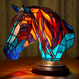 Nina – Magická stolná lampa z farebného skla