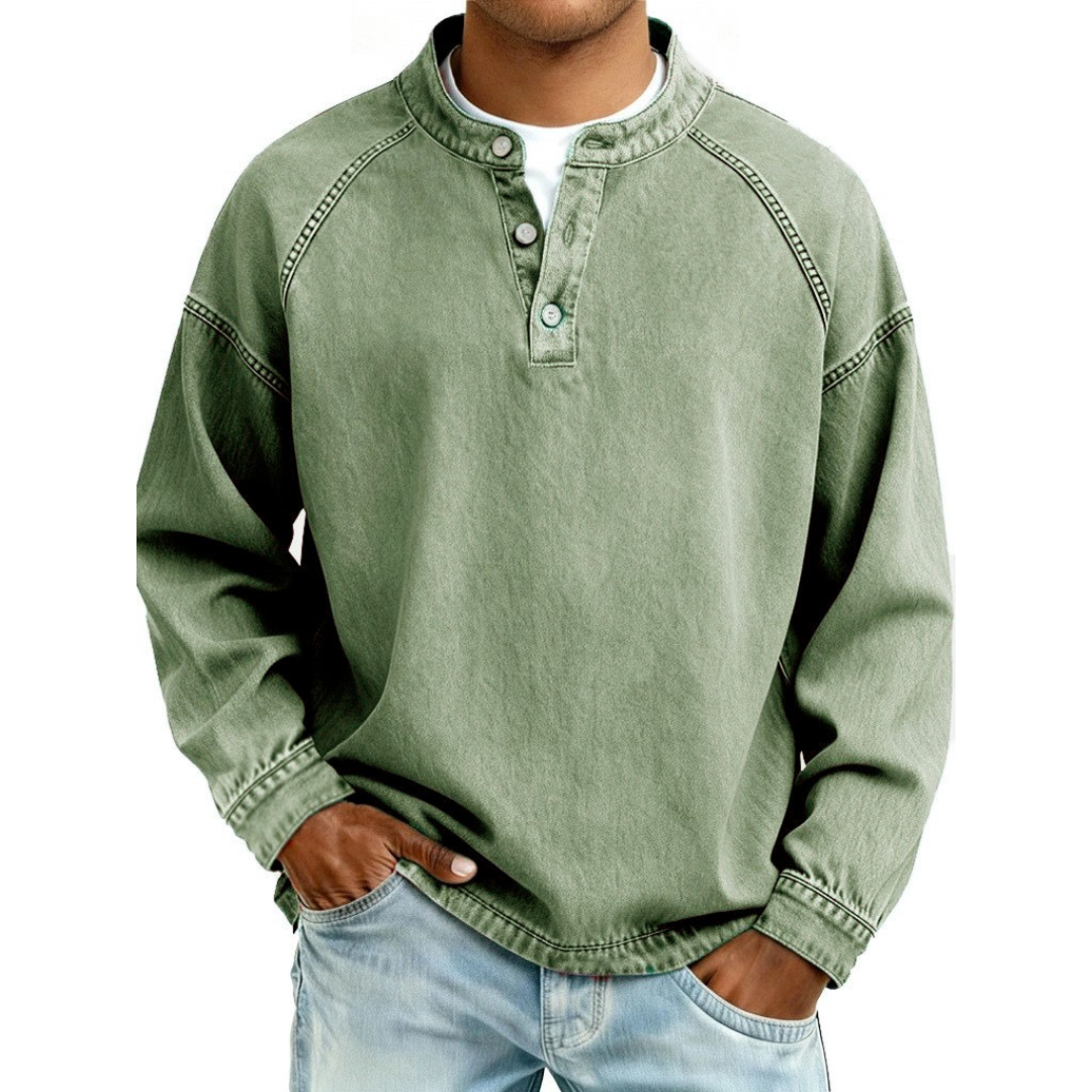 Vintage Henley Košeľa