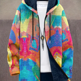 Tiarna™ - Luxusný kabát s kapucňou inšpirovaný umením