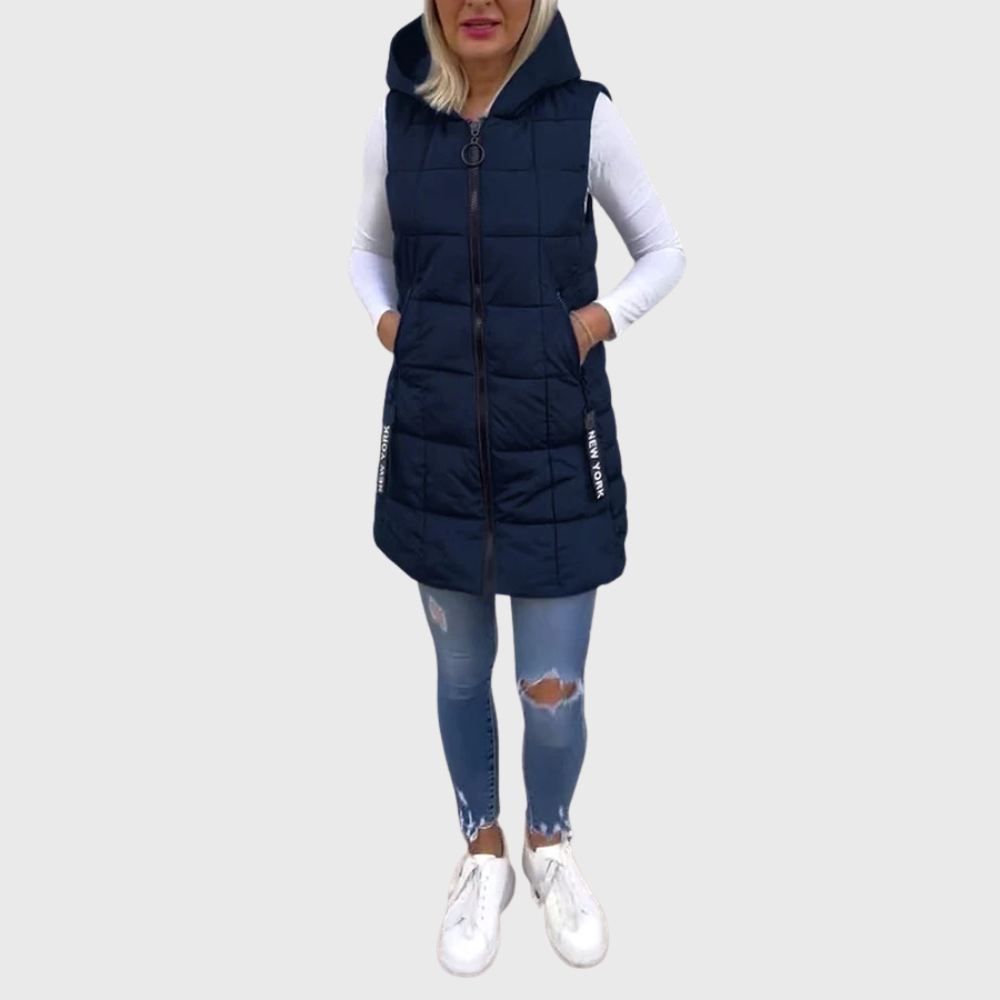 Jana - Bezrukávový prešívaný kabát