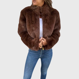 Zuzana - Dámska termálna bunda Teddy Fleece