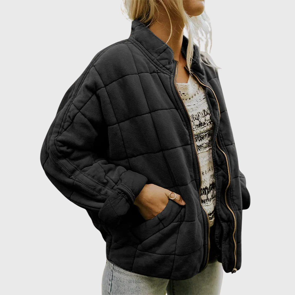 Júlia | Prešívaná bunda s elegantným oversized vzhľadom