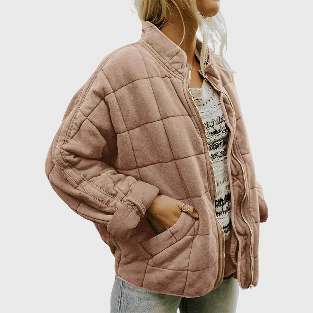 Júlia | Prešívaná bunda s elegantným oversized vzhľadom