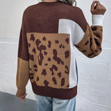 Lívia | Vintage leopardí patchwork sveter